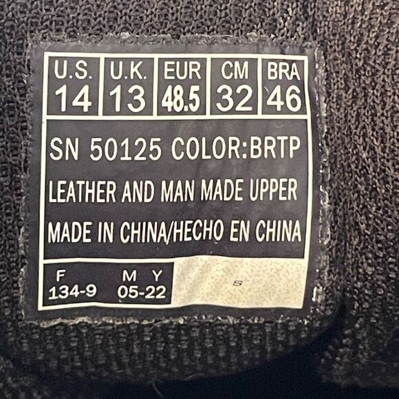 Skechers Brown and Black Athletic Shoes - Picture 9 of 11